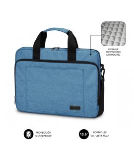 Subblim Maletin para Portatiles de hasta 15.6 Pulgadas - Proteccion Air Padding - Resistente Poliester Oxford - Repelente de Liq