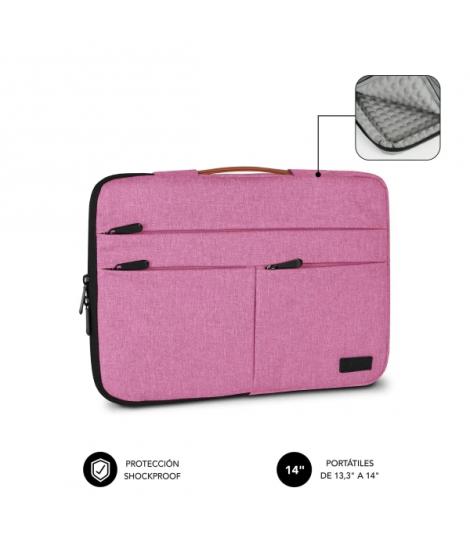 Subblim Funda Air Padding 360 Portátil de 13.3" a 14" - Protección 360º con Air Padding - Múltiples bolsillos - Resistente y dur
