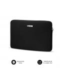 Subblim Skin Funda de Neopreno para Portatil 11.6" a 12.5" - Cierre de Cremallera - Color Negro