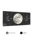 Subblim Alfombrilla de Escritorio Lunar - Tamaño 900x400x3mm - Espacio para Raton y Teclado - Resistente al Agua - Base Antidesl