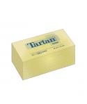 Tartan Pack de 12 Blocs de 100 Notas Adhesivas Reposicionables - 76x76mm - 100% PEFC - Color Amarillo Claro