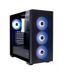 Unykach Revelat Mesh Black Caja ATX, Micro ATX, ITX - Lateral de Vidrio Templado - 3.5", 2.5" - USB-A 3.0, USB-C y Audio - 4 Ven