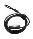 Ewent Cable de Seguridad para Portatiles con Ranura Nano - Candado de Combinacion Numerica - Cable de Acero - Cobertura de Vinil