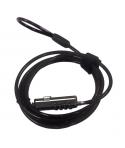 Ewent Cable de Seguridad para Portatiles con Ranura Nano - Candado de Combinacion Numerica - Cable de Acero - Cobertura de Vinil