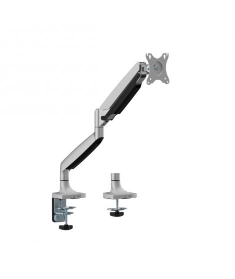 Ewent Soporte de Mesa con Brazo Articulado para Monitor hasta 45" - Giratorio e Inclinable - Gestion de Cables - Peso Maximo 15k