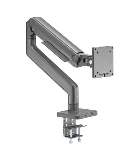 Ewent Soporte de Mesa con Brazo Articulado para Monitor hasta 49" - Giratorio e Inclinable - Gestion de Cables - Peso Maximo 20k