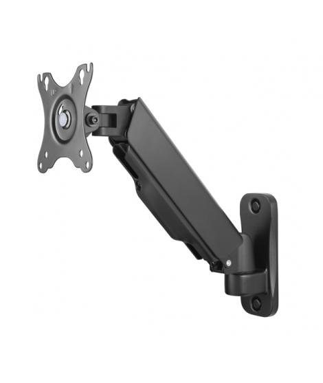 Ewent Soporte de Pared con Brazo Articulado para Monitor hasta 34" - Resorte de Gas - Giratorio e Inclinable - Gestion de Cables