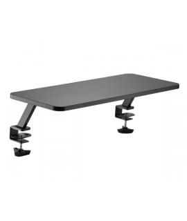 Ewent Soporte Elevador para Monitor hasta 34" - Sujeccion con Abrazadera - Grosor Tablero Maximo 33mm - Peso Maximo 20kg - 650x2