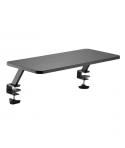 Ewent Soporte Elevador para Monitor hasta 34" - Sujeccion con Abrazadera - Grosor Tablero Maximo 33mm - Peso Maximo 20kg - 650x2