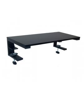 Ewent Soporte Elevador para Monitor - Sujeccion con Abrazadera - Grosor Tablero Maximo 50.8mm - Peso Maximo 20kg - Color Negro