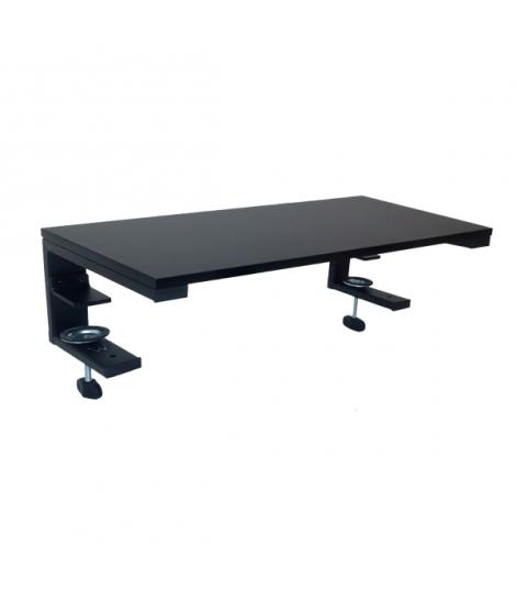 Ewent Soporte Elevador para Monitor - Sujeccion con Abrazadera - Grosor Tablero Maximo 50.8mm - Peso Maximo 20kg - Color Negro