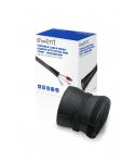 Ewent Manguito Organizador de Cable Polyester - Cierre de Velcro - 1m - 85mm - Color Negro