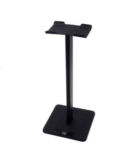 Ewent Soporte de Sobremesa Universal para Auriculares - Aluminio - Estable y Seguro - 95x95x220mm - Base Antideslizante - Color 