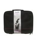 Ewent Maletin para Portatil 15.6” - Incluye Raton Optico USB - Asa de Mano - Correa Ajustable - Poliester - Color Negro/Rojo