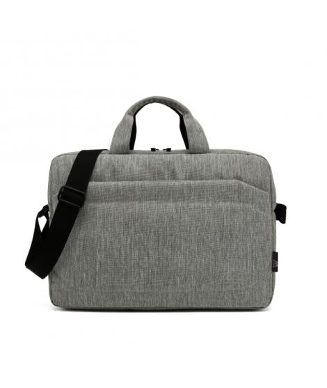 Ewent Maletin para Portatil 15.6" - Asa de Mano - Correa Ajustable - Poliester - Color Gris