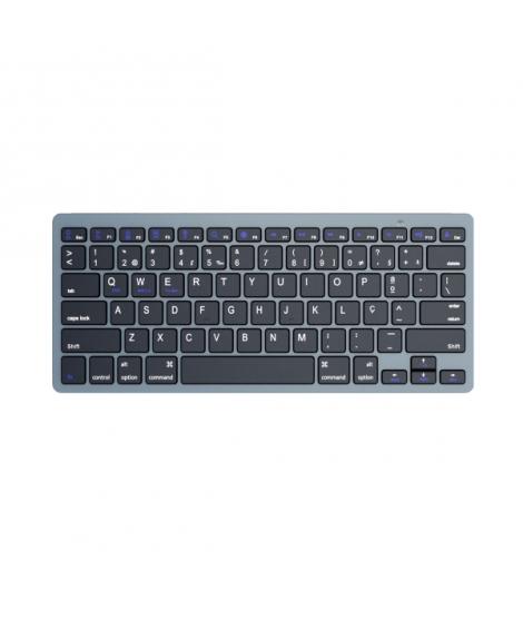 Ewent Teclado de Viaje - Modo Ahorro de Energia - Bluetooth 3.0 - Disposicion Portuguesa QWERTY PT - 2x Bateria AAA (Incluida) -