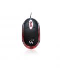 Ewent Raton Minioptico USB - Mini Raton Optico USB - 1000dpi - Cable de 1.15m - Plug and Play - 3 Botones - Color Negro