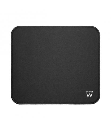 Ewent Alfombrilla para Raton - Superficie de Poliester - Base de Goma Antideslizante - 250x220x6mm - Color Negro