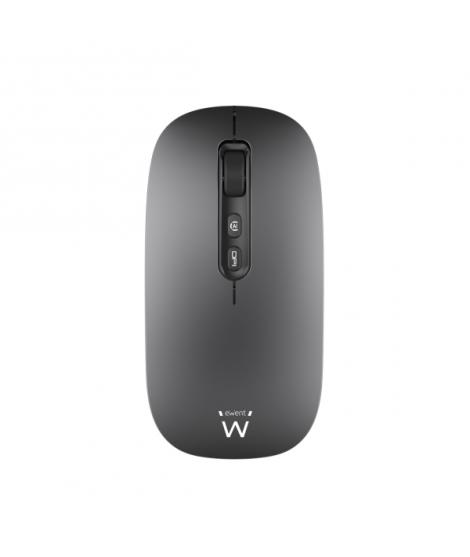 Ewent Raton Inalambrico - Conectividad Multidispositivo - Activacion Asistente IA - Recargable - 6 Botones - Bateria de 500mAh -