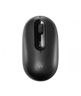 Ewent Raton Inalambrico - 1200dpi - Receptor USB-A de 2.4GHz- Bluetooth 5.1 - Plug and Play - 4 Botones - Ambidiestro - Color Ne