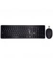 Ewent Pack Teclado + Raton Inalambricos - Receptor USB-A 2.4Hz - 1000dpi - Disposicion Eslovena QWERTZ SI - Incluye Pilas AA/AAA