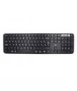 Ewent Teclado Inalambrico - Modo Ahorro de Energia - Disposicion Eslovena QWERTZ SI - 1x Bateria AAA (Incluida) - Alcance hasta 