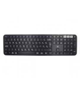 Ewent Teclado Inalambrico - Modo Ahorro de Energia - Disposicion Eslovena QWERTZ SI - 1x Bateria AAA (Incluida) - Alcance hasta 