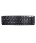 Ewent Teclado Inalambrico - Modo Ahorro de Energia - Disposicion Eslovena QWERTZ SI - 1x Bateria AAA (Incluida) - Alcance hasta 