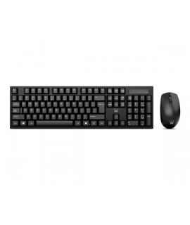 Ewent Pack Teclado + Raton Inalambricos - Receptor USB-A 2.4Hz - 1000dpi - Disposicion Italiana QWERTY IT - Incluye Pilas AA/AAA