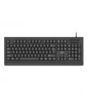 Ewent Teclado con Cable USB - Disposicion Portuguesa QWERTY PT - Cable de 1.5m - Plug and Play - Color Negro