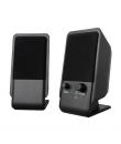 Ewent Altavoces Estereos de Sobremesa de 12W - Alimentacion USB - Jack de 3.5mm - Control de Volumen - Color Negro