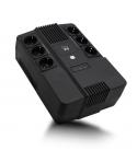 Ewent SAI Interactivo 700VA/390W - 6x Schuko - Toma Tierra - Funcion AVR - Notificacion Sonora y LED - Proteccion Electrica - Ba