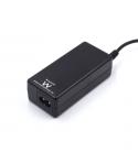 Ewent Cargador Universal para Portatil de 45W - 8 Clavijas Intercambiables - Gestion Inteligente de Corriente - Color Negro
