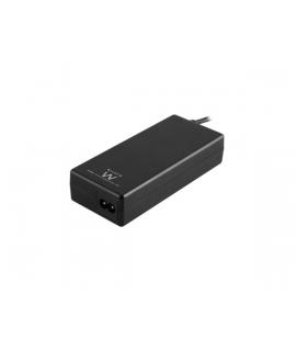 Ewent Cargador Universal para Portatil de 65W - Gestion Inteligente de Corriente - 10 Clavijas Intercambiables - Color Negro