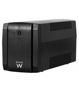 Ewent SAI Interactivo 1300VA/720W - 3x Schuko - Cable de Alimentacion - Funcion AVR - Notificacion Sonora y LED - Proteccion Ele
