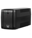 Ewent SAI Interactivo 1300VA/720W - 3x Schuko - Cable de Alimentacion - Funcion AVR - Notificacion Sonora y LED - Proteccion Ele