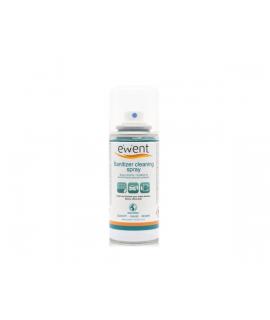 Ewent Spray Desinfectante para Superficies - 100ml - Formula con Detergente - Antiolores - Color Transparente