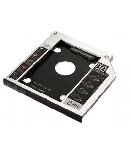 Ewent Adaptador Disco Duro de 7mm para Unidad Optica de 9.5mm en Portatil - Velocidad de Transferencia hasta 6 Gbps - Compatible