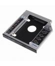 Ewent Adaptador Disco Duro de 7/9.5mm para Unidad Optica de 12.7mm en Portatil - Velocidad de Transferencia hasta 6 Gbps - Compa