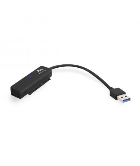 Ewent Cable Adaptador SATA a USB-C - USB-C 3.1 Gen1 - SSD/HDD de 2.5" - ABS de Alta Resistencia - Indicador LED - Color Negro