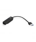 Ewent Cable Adaptador SATA a USB-C - USB-C 3.1 Gen1 - SSD/HDD de 2.5" - ABS de Alta Resistencia - Indicador LED - Color Negro