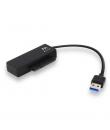 Ewent Cable Adaptador SATA a USB-C - USB-C 3.1 Gen1 - SSD/HDD de 2.5/3.5" - ABS de Alta Resistencia - Indicador LED - Color Negr
