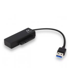 Ewent Cable Adaptador SATA a USB-C - USB-C 3.1 Gen1 - SSD/HDD de 2.5/3.5" - ABS de Alta Resistencia - Indicador LED - Color Negr