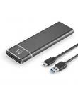 Ewent Carcasa Externa para SSD M.2 - USB-C 3.2 Gen1 - Aluminio - Disipacion de Calor - Indicador LED - Color Negro