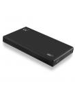 Ewent Carcasa Externa para HDD/SSD de 2.5" SATA - USB 3.2 Gen1 - Aluminio - Cable de 60cm - Indicador LED - Color Negro