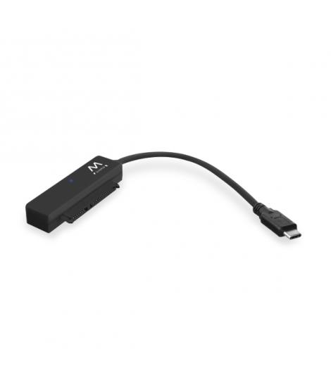 Ewent Cable Adaptador SATA a USB-C - USB-C 3.2 Gen1 - SSD/HDD de 2.5" - ABS de Alta Resistencia - Indicador LED - Color Negro