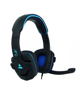 Ewent Auriculares Gaming - Microfono Integrado - Diadema Ajustable - Control de Volumen y Microfono - Cable de Nylon de 1.5m - C