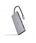 Nanocable HUB USB-C 12 en 1 - Conversor USB-C 3.1 a 3 x USB-A 3.2 + 3 x USB-C 3.2 + USB-C PD 100W + 2 x HDMI 4K@60Hz + DP 4K@60H