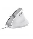 Trust Ergo Bayo Teclado - DPI Ajustable 800-2400ppp - 6 Botones - Cable 150cm -Color Blanco