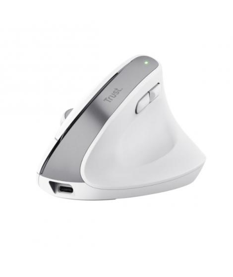 Trust Ergo BayoII+ Teclado Inalambrico - Sensor Optico Ajustable Entre 800 y 2400 DPI - 6 Botones - Notificaciones LED - Multidi